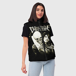 Женский жилет BFMV: Death Love, цвет: 3D-черный — фото 2