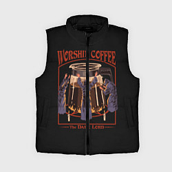 Женский жилет Worship Coffee, цвет: 3D-черный