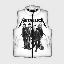 Женский жилет Metallica, цвет: 3D-черный