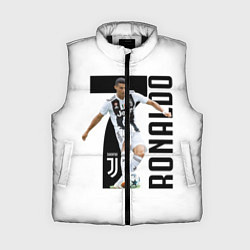 Женский жилет Ronaldo the best, цвет: 3D-черный