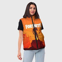 Женский жилет Fortnite, цвет: 3D-красный — фото 2