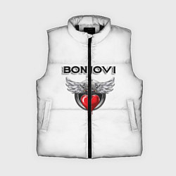 Женский жилет Bon Jovi, цвет: 3D-черный