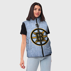 Женский жилет Boston Bruins: Hot Ice, цвет: 3D-черный — фото 2