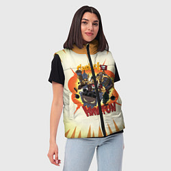 Женский жилет Techies габен - Have Fun!, цвет: 3D-красный — фото 2