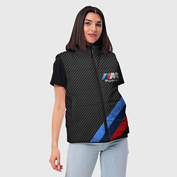 Женский жилет BMW КАРБОН, цвет: 3D-светло-серый — фото 2