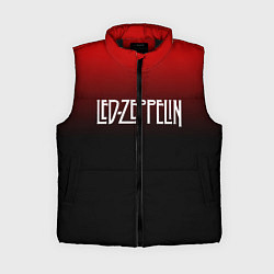 Женский жилет Led Zeppelin, цвет: 3D-черный
