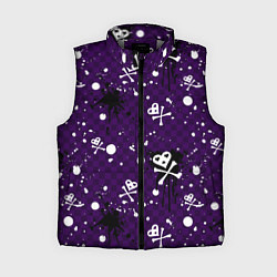 Женский жилет Эмо 2007 фиолетовый фон