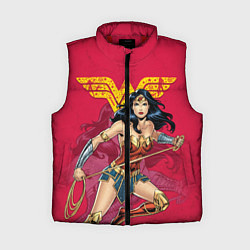 Женский жилет Wonder Woman, цвет: 3D-красный