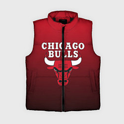 Женский жилет CHICAGO BULLS, цвет: 3D-черный