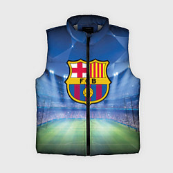 Женский жилет FC Barcelona, цвет: 3D-светло-серый