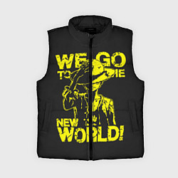 Женский жилет One Piece We Go World, цвет: 3D-черный