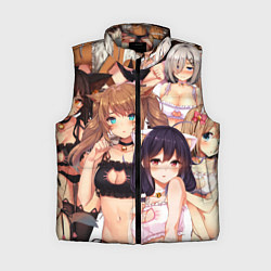 Женский жилет Ahegao, цвет: 3D-светло-серый