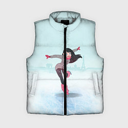 Женский жилет Фигурное катание, цвет: 3D-светло-серый