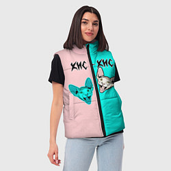 Женский жилет Кис-Кис, цвет: 3D-красный — фото 2
