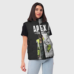 Женский жилет Apex Legends, цвет: 3D-черный — фото 2
