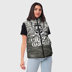 Женский жилет Crazy garage, цвет: 3D-черный — фото 2