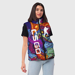 Женский жилет CS GO HYPERBEAST, цвет: 3D-красный — фото 2