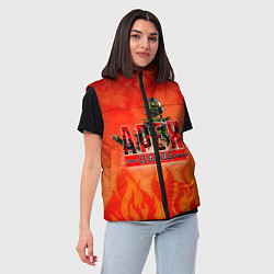 Женский жилет Apex Legends, цвет: 3D-черный — фото 2