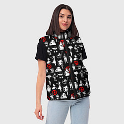 Женский жилет Banksy, цвет: 3D-черный — фото 2