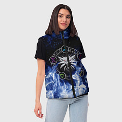 Женский жилет ВЕДЬМАК, цвет: 3D-светло-серый — фото 2