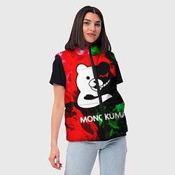 Женский жилет MONOKUMA, цвет: 3D-светло-серый — фото 2