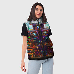 Женский жилет Terraria, цвет: 3D-черный — фото 2