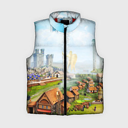 Женский жилет ГЕРОИ МЕЧА И МАГИИ, цвет: 3D-красный