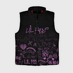 Женский жилет LIL PEEP, цвет: 3D-красный