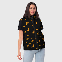 Женский жилет Банана, цвет: 3D-черный — фото 2