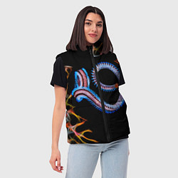 Женский жилет Морское чудо, цвет: 3D-красный — фото 2