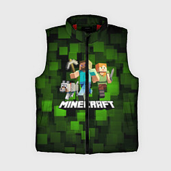 Женский жилет Minecraft Майнкрафт, цвет: 3D-красный