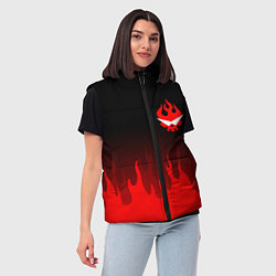 Женский жилет GURREN LAGANN, цвет: 3D-черный — фото 2