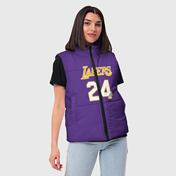 Женский жилет Los Angeles Lakers Kobe Brya, цвет: 3D-черный — фото 2
