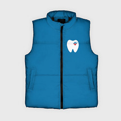 Женский жилет Стоматолог, цвет: 3D-черный
