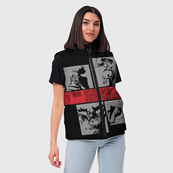 Женский жилет Cowboy Bebop anime, цвет: 3D-черный — фото 2