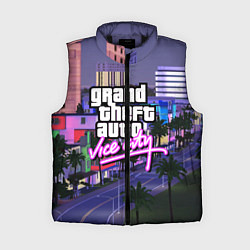 Женский жилет Grand Theft Auto Vice City, цвет: 3D-черный