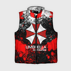 Женский жилет UMBRELLA CORP, цвет: 3D-красный