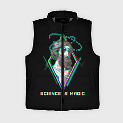Женский жилет Magic is science - Пифагор, цвет: 3D-светло-серый