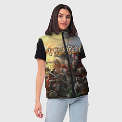 Женский жилет Heroes of Might and Magic, цвет: 3D-черный — фото 2