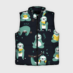 Женский жилет Ленивцы