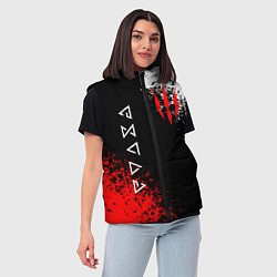 Женский жилет THE WITCHER, цвет: 3D-черный — фото 2