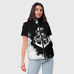 Женский жилет ВМФ России, цвет: 3D-черный — фото 2