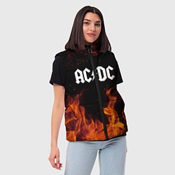 Женский жилет AC DC, цвет: 3D-красный — фото 2
