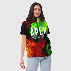Женский жилет APEX LEGENDS, цвет: 3D-светло-серый — фото 2