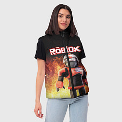 Женский жилет ROBLOX, цвет: 3D-красный — фото 2