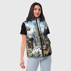 Женский жилет HEROES, цвет: 3D-светло-серый — фото 2