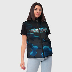 Женский жилет Roblox Neon Hex, цвет: 3D-черный — фото 2