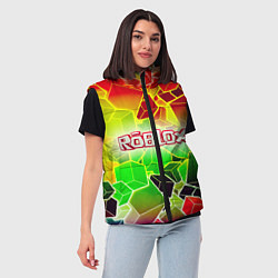 Женский жилет Роблокс, цвет: 3D-светло-серый — фото 2