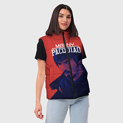 Женский жилет Manny Pacquiao, цвет: 3D-светло-серый — фото 2