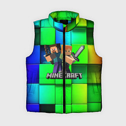 Женский жилет MINECRAFT, цвет: 3D-черный